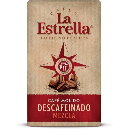 ESTRELLA Café molido descafeinado La estrella 200g mezcla