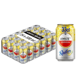 AMSTEL RADLER Cerveza con zumo natural de limón lata de 33cl.por und sale 0,75