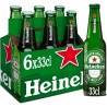 HEINEKEN cerveza rubia Lager holandesa botella 33 cl po unid sale 1.55